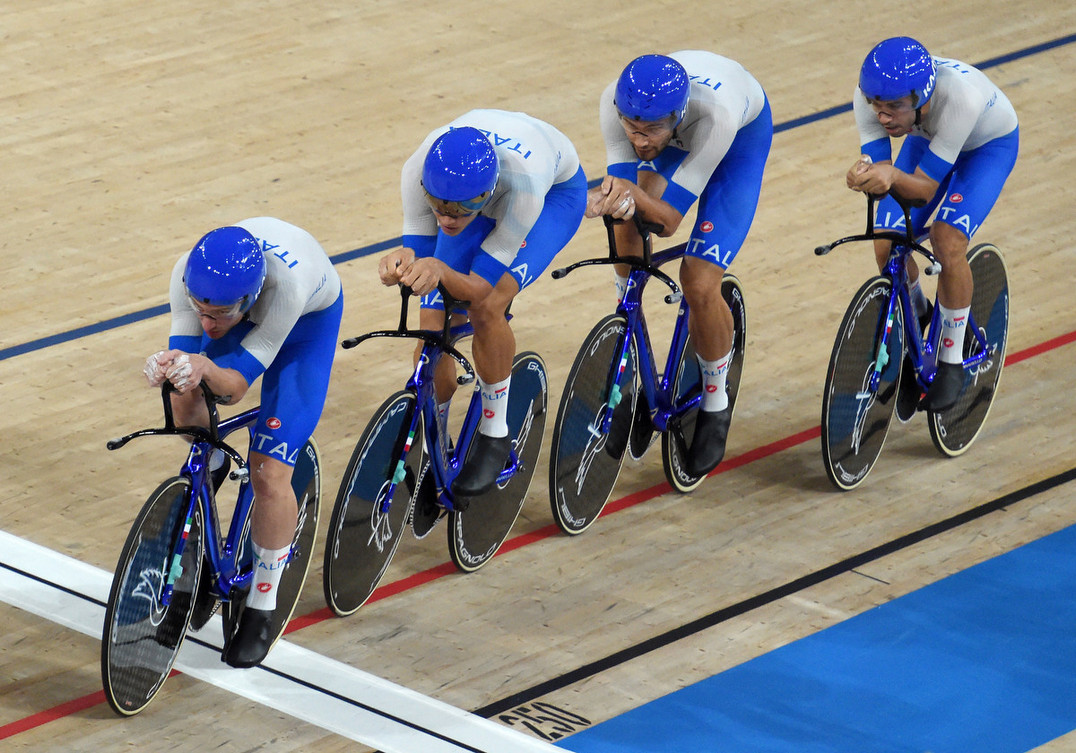 Gli Azzurri convocati per i Mondiali su pista, torna il quartetto campione olimpico di inseguimento