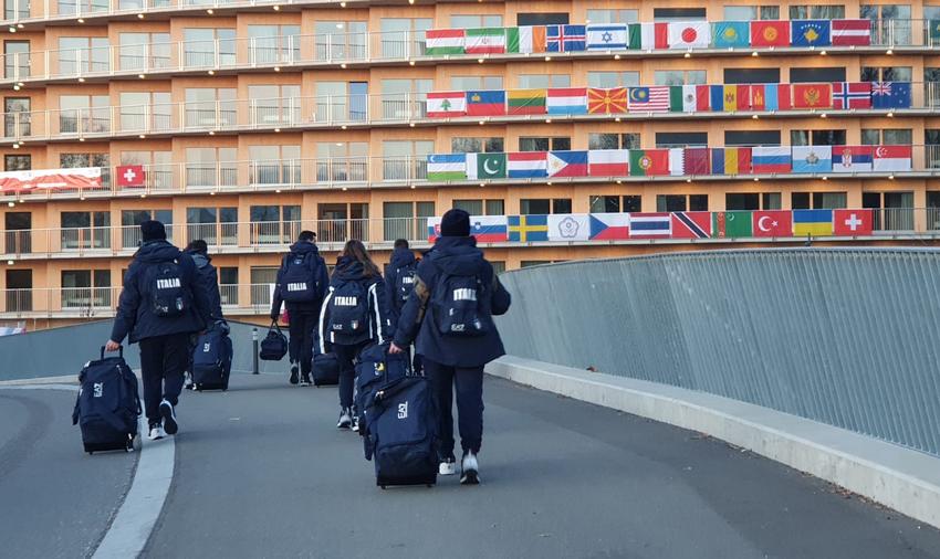 Losanna 2020, azzurri al Villaggio Olimpico. Giovedì la cerimonia di apertura